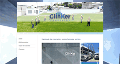 Desktop Screenshot of clinkerconcretos.com