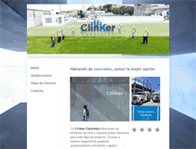 Tablet Screenshot of clinkerconcretos.com